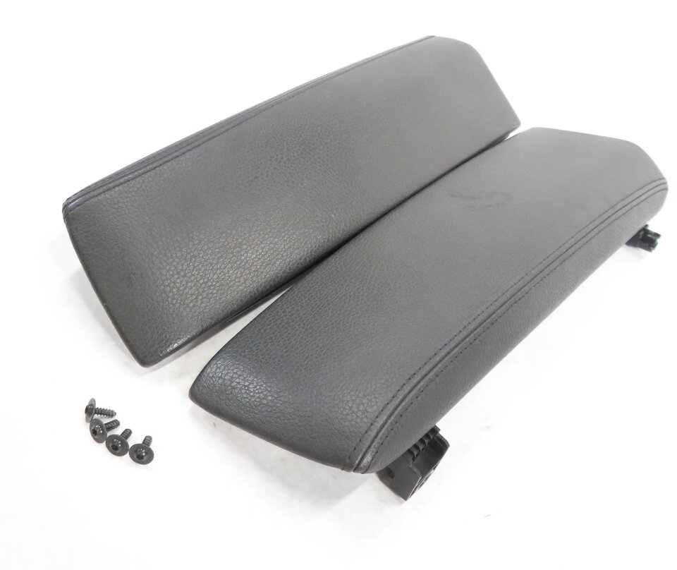 10-17 BMW 535iGT 550iGT (F07) CENTER CONSOLE STORAGE ARM REST LID SET (BLACK)
