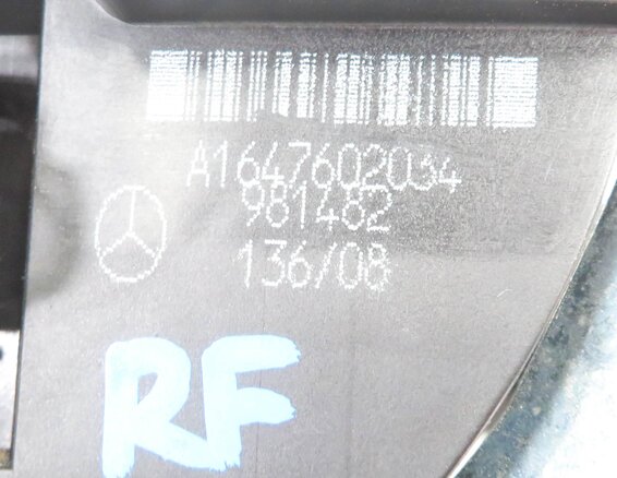 Thumbnail 6: 2008 MERCEDES BENZ GL320 (X164) RIGHT FRONT PASSENGER DOOR HANDLE (BLACK 197U)