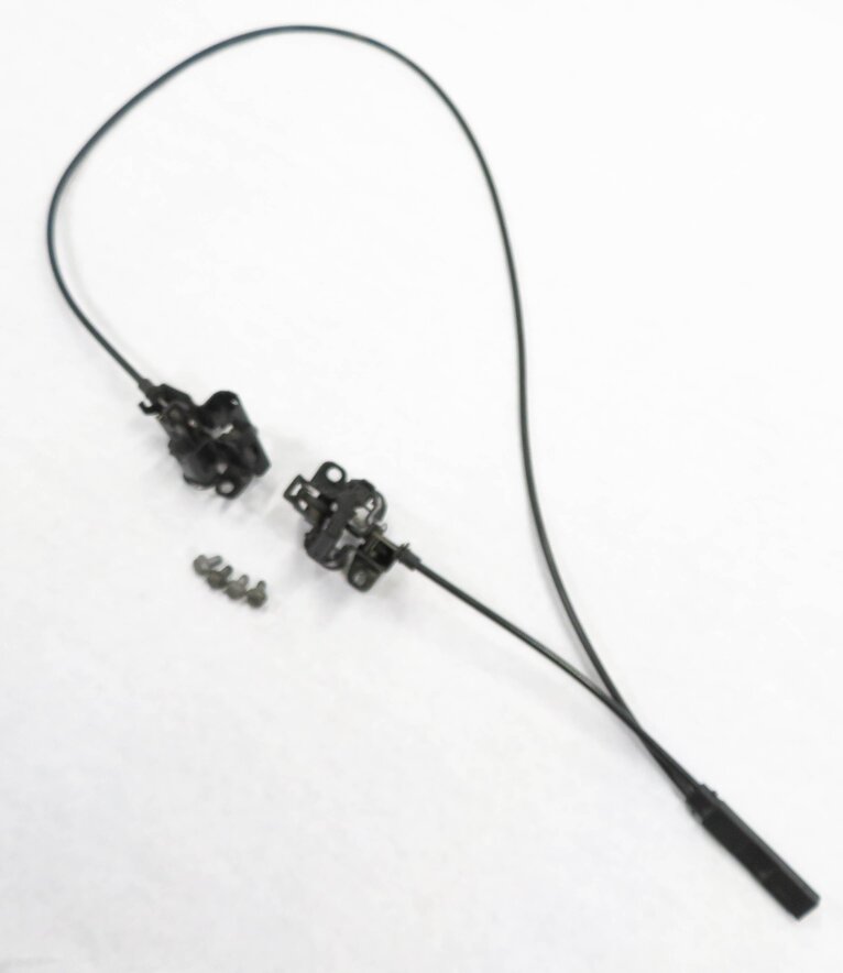 2008 MERCEDES BENZ GL320 (X164) FRONT HOOD LID LOWER LOCK LATCH SET-2 w/ CABLE