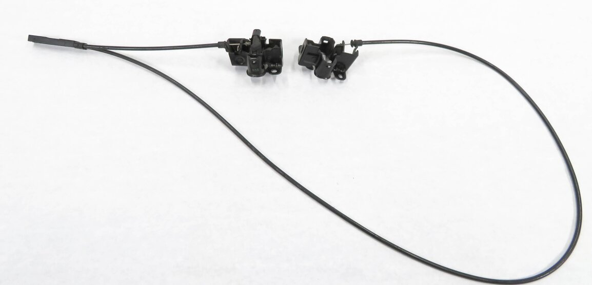 Thumbnail 4: 2008 MERCEDES BENZ GL320 (X164) FRONT HOOD LID LOWER LOCK LATCH SET-2 w/ CABLE
