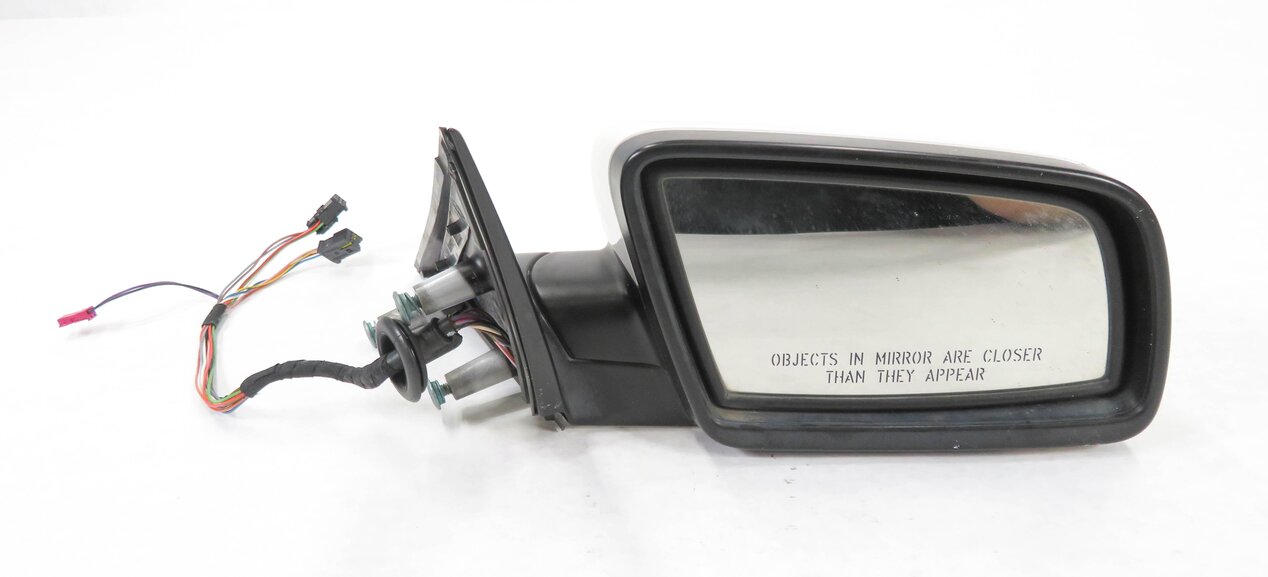 Thumbnail 2: 04-06 BMW 525i 530i 545i (E60) RIGHT HEATED MEMORY AUTODIM DOOR MIRROR (WHITE)