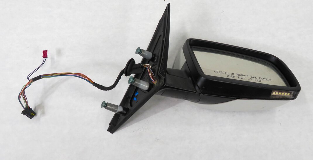 Thumbnail 5: 04-06 BMW 525i 530i 545i (E60) RIGHT HEATED MEMORY AUTODIM DOOR MIRROR (WHITE)