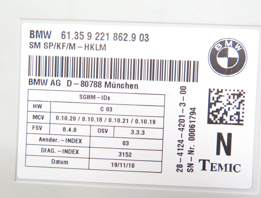 Thumbnail 6: 2010-2016 BMW 128i 328i 335i M3 X1 X5 X6 Z4 - FRONT MEMORY SEAT CONTROL MODULE