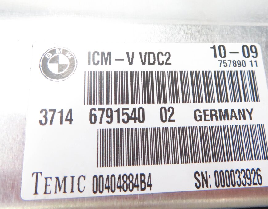 Thumbnail 6: 10-15 BMW 528i 535i 550i 740i 750i (F01 F10) REAR SUSPENSION VDC CONTROL MODULE
