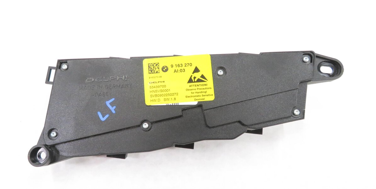 Thumbnail 5: 2009 BMW 750i (F01) LEFT FRONT DRIVER POWER SEAT CONTROL ADJUST SWITCH PANEL