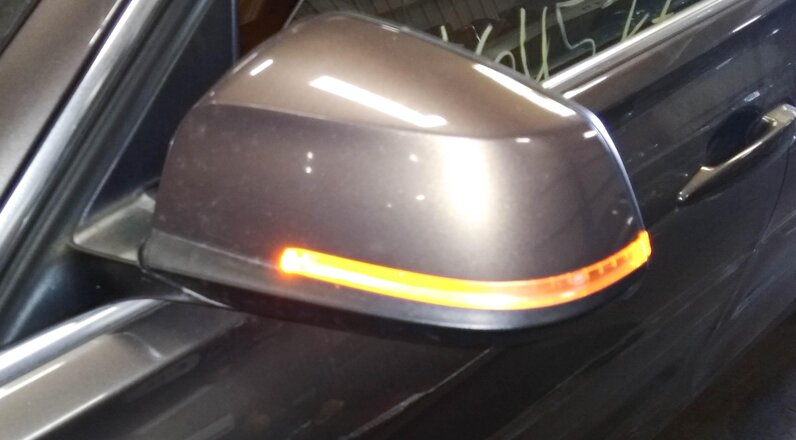 Thumbnail 2: 12-13 BMW 320i 328i 335i (F30) SEDAN LEFT P-FOLD AUTODIM CAMERA MIRROR (BEIGE)