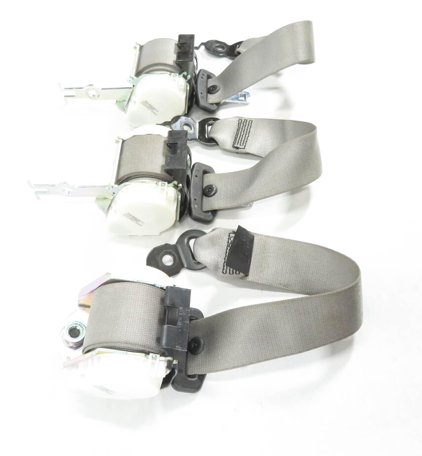 Thumbnail 4: 2012 BMW 528i (F10) REAR - LEFT / CENTER / RIGHT SEATBELT RETRACTOR SET-3 (GRAY)