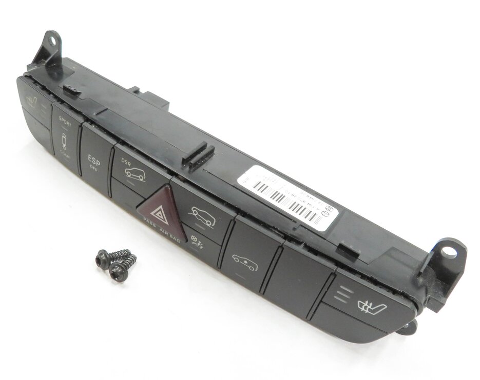 2006 MB ML500 (W164) HEATED SEAT SPORT ESP DSR HAZARD TRACTION SWITCH PANEL