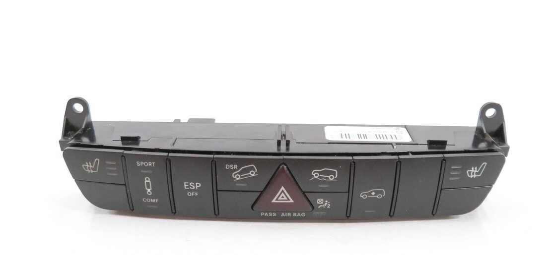Thumbnail 3: 2006 MB ML500 (W164) HEATED SEAT SPORT ESP DSR HAZARD TRACTION SWITCH PANEL