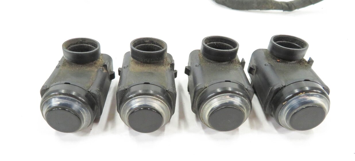 Thumbnail 3: 06 MERCEDES ML500 (W164) REAR PDC PARK DISTANCE SENSOR SET-4 w/ HARNESS (BLACK)