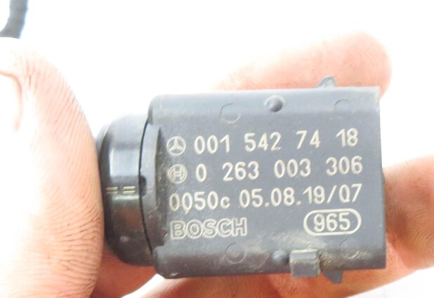 Thumbnail 4: 06 MERCEDES ML500 (W164) REAR PDC PARK DISTANCE SENSOR SET-4 w/ HARNESS (BLACK)