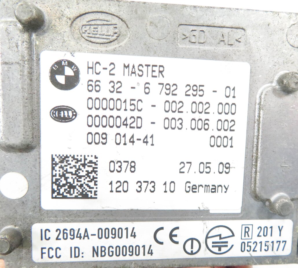 Thumbnail 7: 2009 BMW 750Li (F02) RIGHT REAR LANE DEPARTURE WARNING SENSOR CONTROL MODULE