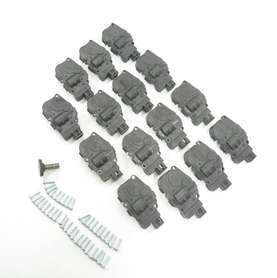 2009 BMW 750Li (F02) HEATER A/C BLEND DOOR FLAP ACTUATOR MOTOR SET-15