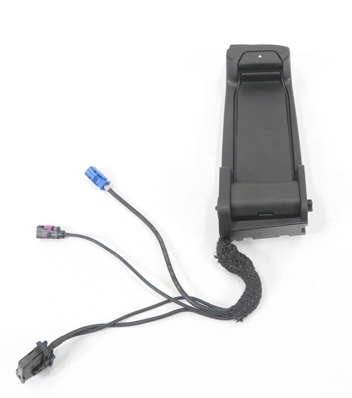 Thumbnail 2: 2009 BMW 750Li (F02) FRONT CENTER CONSOLE SNAP IN CELL PHONE CHARGING CRADLE