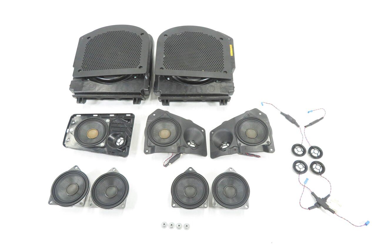 2009 BMW 750Li (F02) RADIO STEREO MID HIGH TWEETER WOOFER AUDIO SPEAKER SET-16