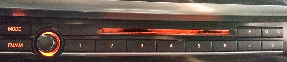 Thumbnail 2: 2009-2010 BMW 750i 760i (F01 F02) AM/FM STEREO FACE PLATE w/ TEMPERATURE CONTROL