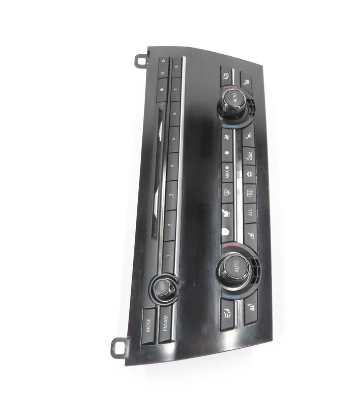 Thumbnail 5: 2009-2010 BMW 750i 760i (F01 F02) AM/FM STEREO FACE PLATE w/ TEMPERATURE CONTROL