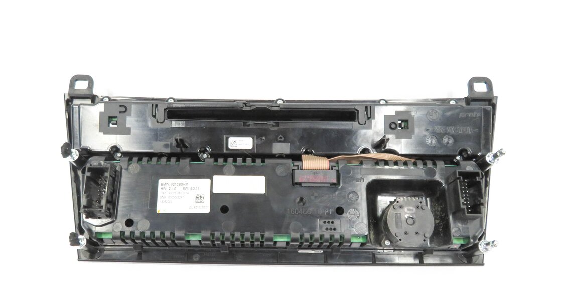 Thumbnail 7: 2009-2010 BMW 750i 760i (F01 F02) AM/FM STEREO FACE PLATE w/ TEMPERATURE CONTROL