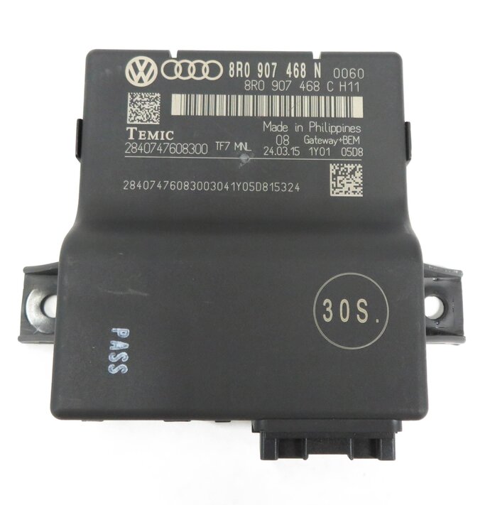 Thumbnail 4: 2015 AUDI A5 (B8 8T) 2.0L CPMB TURBO ENGINE ECM BCM IMMOBILIZER MODULE KEY SET