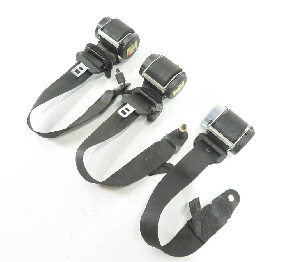2006 LAND ROVER LR3 - REAR 2nd SECOND ROW SEATBELT RETRACTOR SET-3 (BLACK)