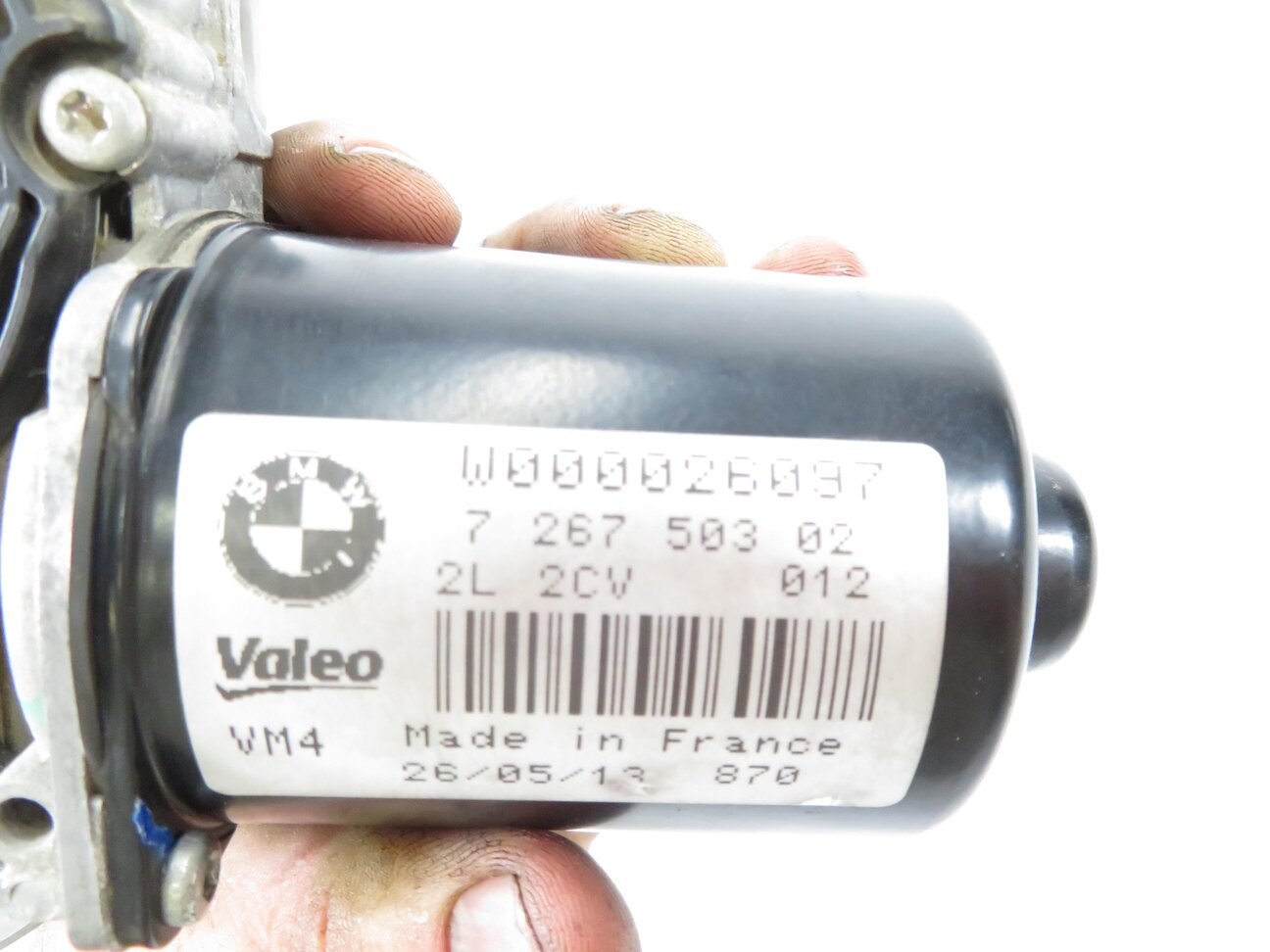 Thumbnail 7: 12-19 BMW 320i 328i 330i 335i 340i 428i 430i 435i 440i M3 M4 FRONT WIPER MOTOR