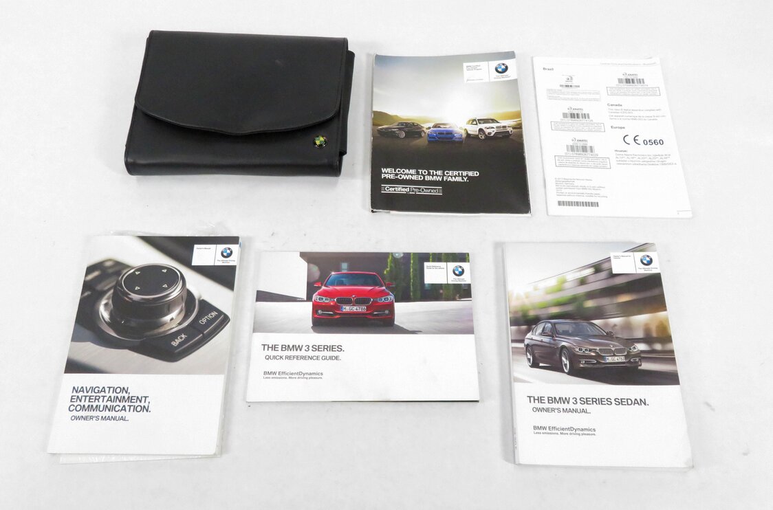 Thumbnail 2: 2014 BMW 328i (F30) DIESEL OWNERS MANUAL SERVICE GUIDE BOOK BOOKLET SET w/ CASE