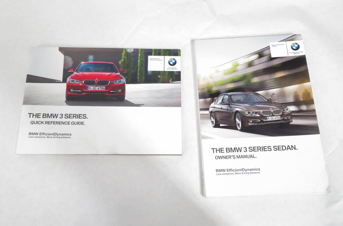 Thumbnail 3: 2014 BMW 328i (F30) DIESEL OWNERS MANUAL SERVICE GUIDE BOOK BOOKLET SET w/ CASE