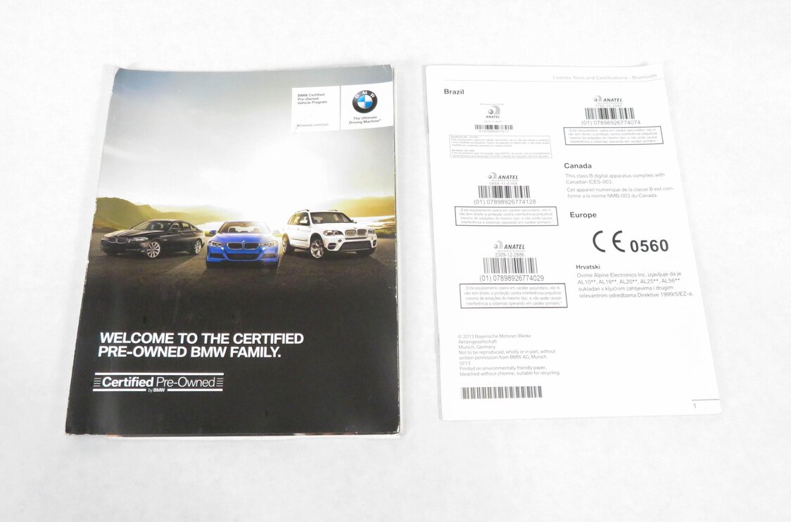 Thumbnail 4: 2014 BMW 328i (F30) DIESEL OWNERS MANUAL SERVICE GUIDE BOOK BOOKLET SET w/ CASE