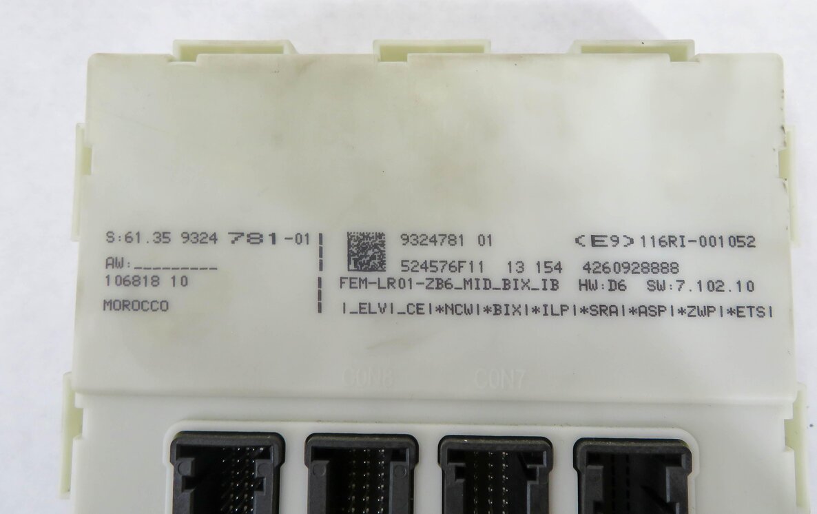 Thumbnail 6: 14-17 BMW 328i X3 (F25 F30) 2.0L N47T DIESEL ECM DME IMMOBILIZER MODULE KEY SET