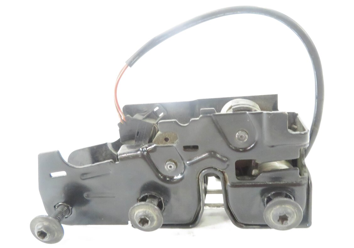 Thumbnail 4: 2011 AUDI Q7 (4L) FRONT HOOD LID LOWER LOCK LATCH ACTUATOR w/ CABLE