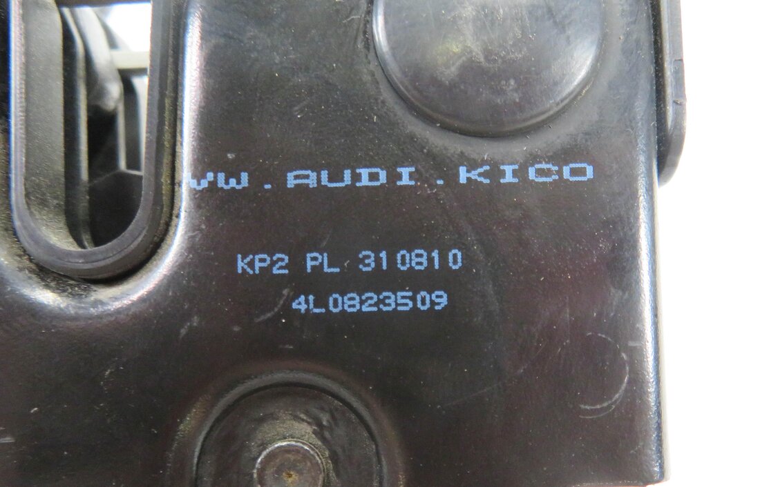 Thumbnail 8: 2011 AUDI Q7 (4L) FRONT HOOD LID LOWER LOCK LATCH ACTUATOR w/ CABLE