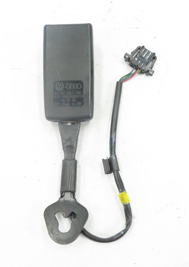 Thumbnail 4: 2011 AUDI Q7 (4L) RIGHT FRONT PASSENGER SEATBELT BUCKLE RECEIVER (BLACK)