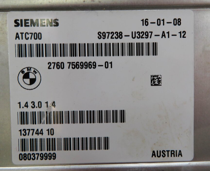 Thumbnail 6: 2007-2014 BMW X5 X5M X6 X6M (E70 / E71) ATC-700 TRANSFER CASE CONTROL MODULE