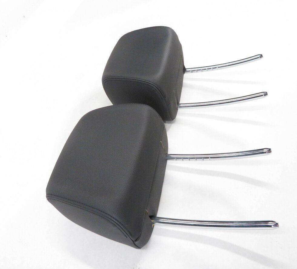 Thumbnail 4: 2014 BMW X1 (E84) FRONT LEFT & RIGHT (BLACK LEATHER) HEADREST SET-2