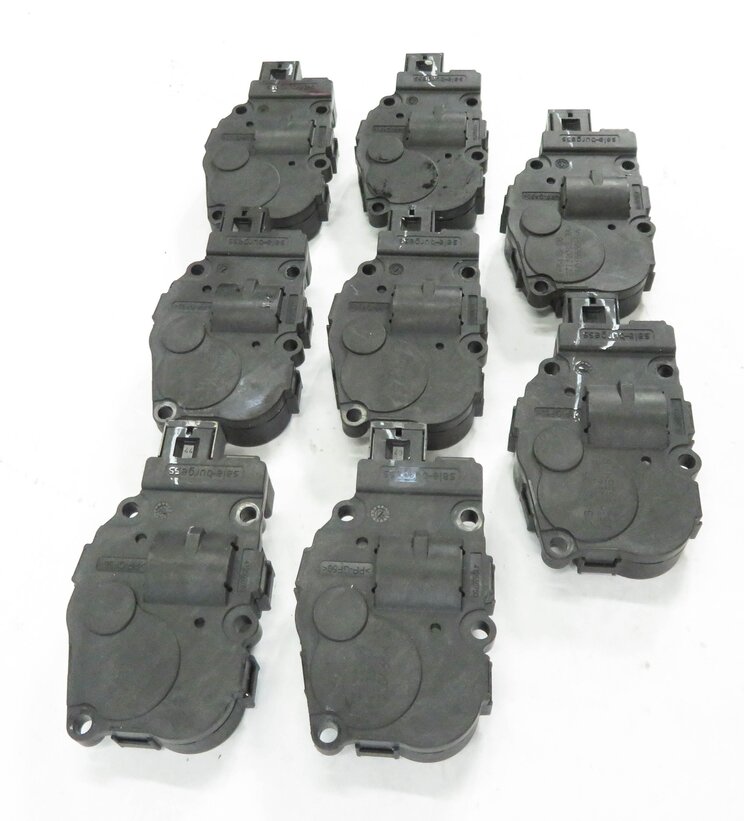 Thumbnail 4: 2013 BMW X3 (F25) FRONT HVAC HEATER A/C BLEND DOOR SERVO ACTUATOR MOTOR SET-8
