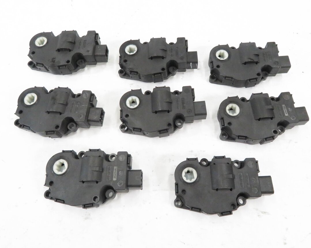 Thumbnail 5: 2013 BMW X3 (F25) FRONT HVAC HEATER A/C BLEND DOOR SERVO ACTUATOR MOTOR SET-8