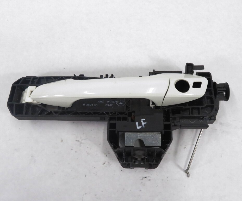 Thumbnail 4: 08-17 MB C230 C250 C300 C63 E350 E400 E550 GLK350 LEFT FRONT DOOR HANDLE (WHITE)