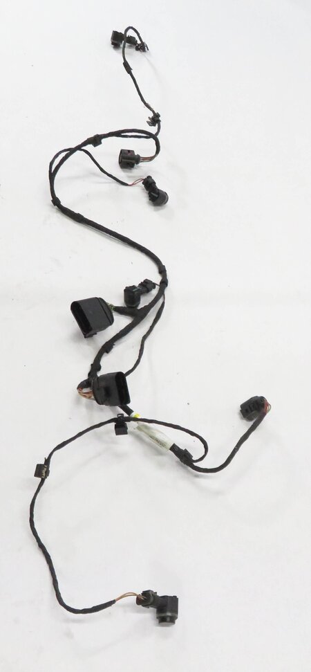 Thumbnail 3: 2014 AUDI Q7 (4L) REAR BUMPER PDC PARK DISTANCE SENSOR SET-4 w/ HARNESS (GRAY)