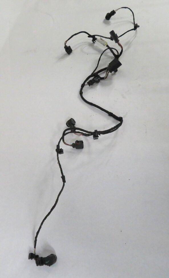 Thumbnail 4: 2014 AUDI Q7 (4L) REAR BUMPER PDC PARK DISTANCE SENSOR SET-4 w/ HARNESS (GRAY)