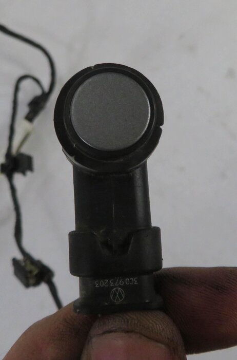 Thumbnail 5: 2014 AUDI Q7 (4L) REAR BUMPER PDC PARK DISTANCE SENSOR SET-4 w/ HARNESS (GRAY)