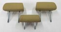 Thumbnail 2: 2011 BMW X5 (E70) REAR 2nd ROW (BEIGE LEATHER) HEADREST HEAD REST SET-3