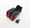 2007 BMW X5 (E70) REAR 3rd THIRD ROW SEATBELT BUCKLE RECEIVERS (BLACK)