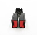 Thumbnail 2: 2007 BMW X5 (E70) REAR 3rd THIRD ROW SEATBELT BUCKLE RECEIVERS (BLACK)