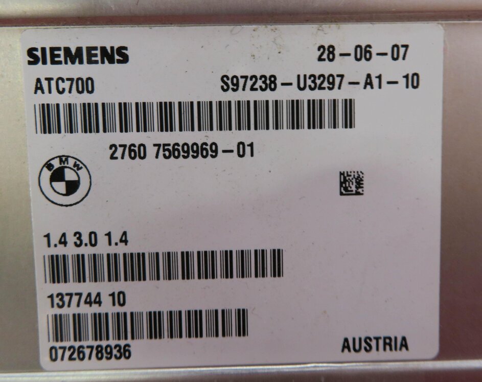 Thumbnail 6: 2007-2014 BMW X5 X5M X6 X6M (E70 / E71) ATC-700 TRANSFER CASE CONTROL MODULE