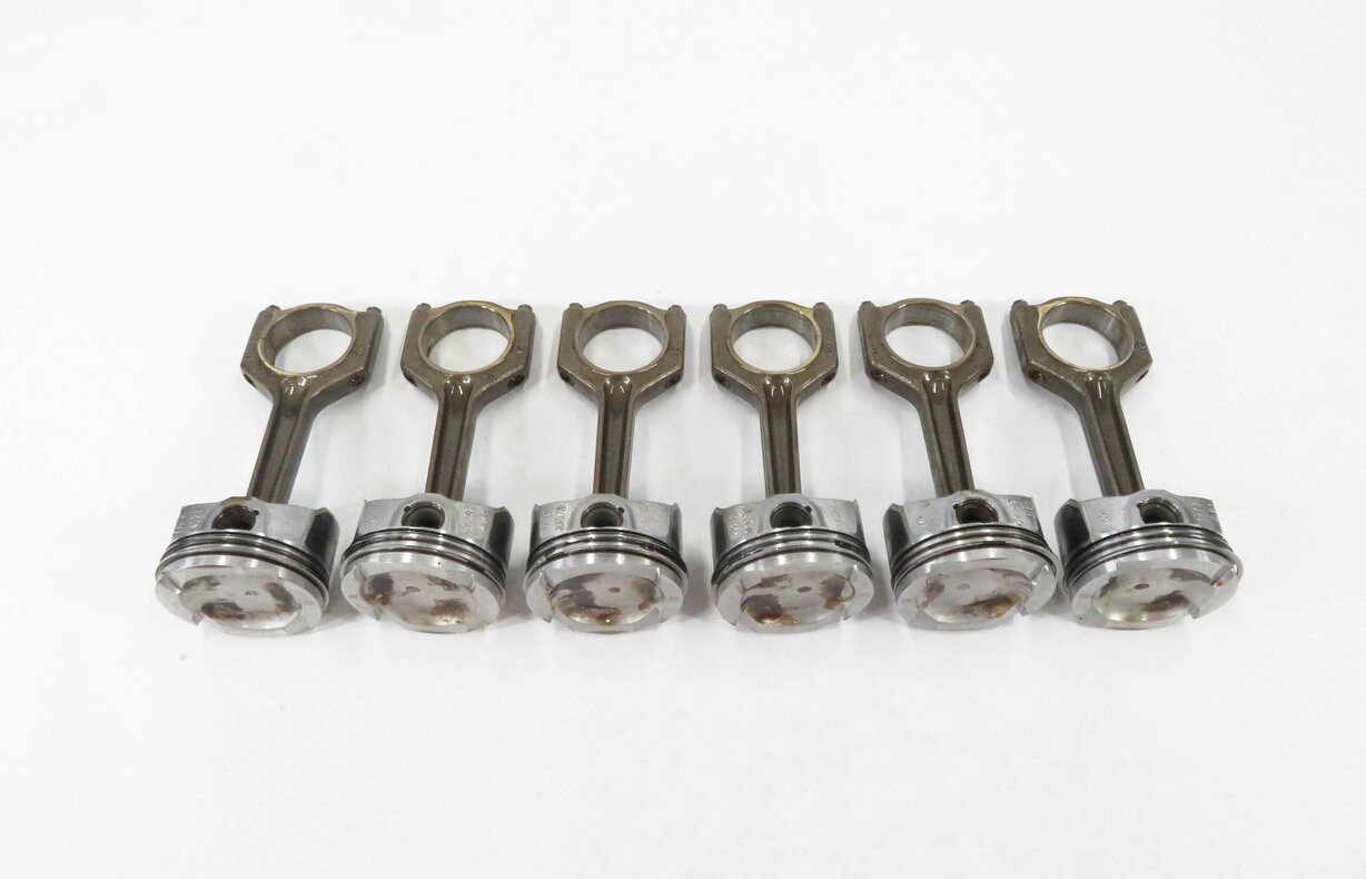 Thumbnail 3: 07-10 BMW 135i 335i 535i X6 Z4 E87 E60 E71 E89 3.0L N54 TURBO PISTON & ROD SET-6