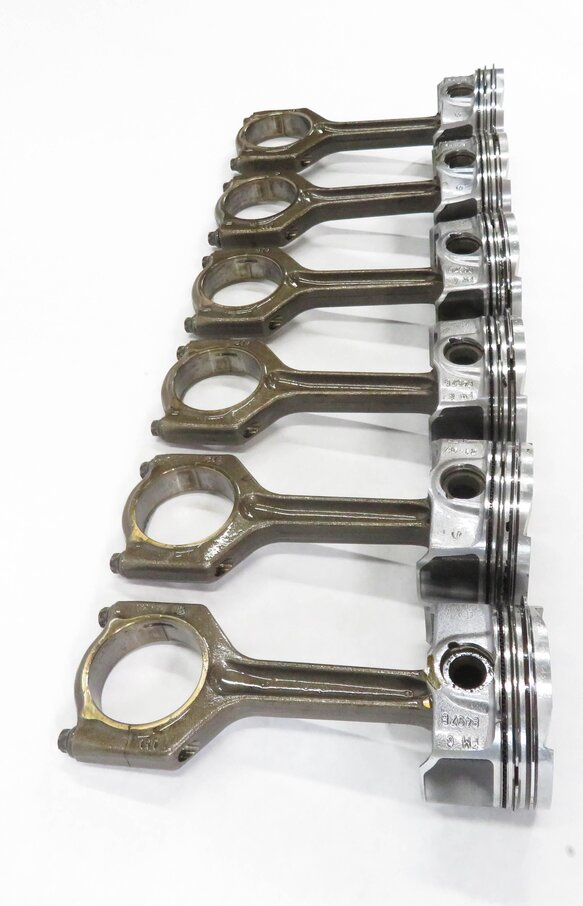 Thumbnail 5: 07-10 BMW 135i 335i 535i X6 Z4 E87 E60 E71 E89 3.0L N54 TURBO PISTON & ROD SET-6