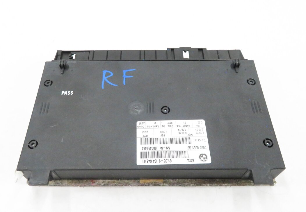 Thumbnail 4: 2008 BMW 535i (E60) RIGHT FRONT PASSENGER POWER COMFORT SEAT CONTROL MODULE