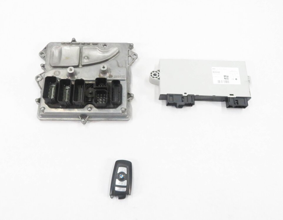 11-12 BMW 535i 535iGT 640i X3 (F06 F07 F10) 3.0L N55 ENGINE DME CAS-4 MODULE SET