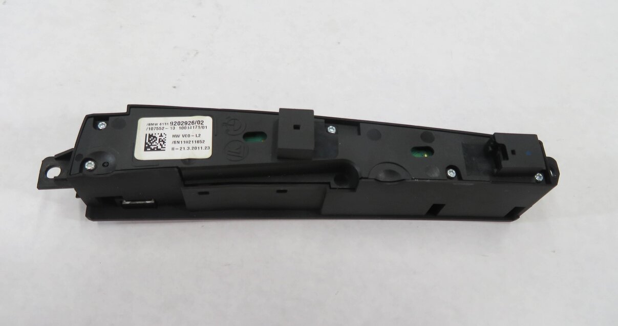 Thumbnail 5: 11 BMW 535i (F10) FRONT CENTER CONSOLE TRACTION CONTROL SWITCH w/ TRIM (BLACK)