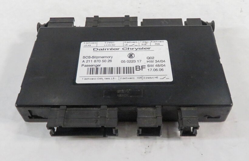 Thumbnail 2: 2007 MERECEDES BENZ GL450 (X164) RIGHT FRONT PASSENGER SEAT CONTROL MODULE